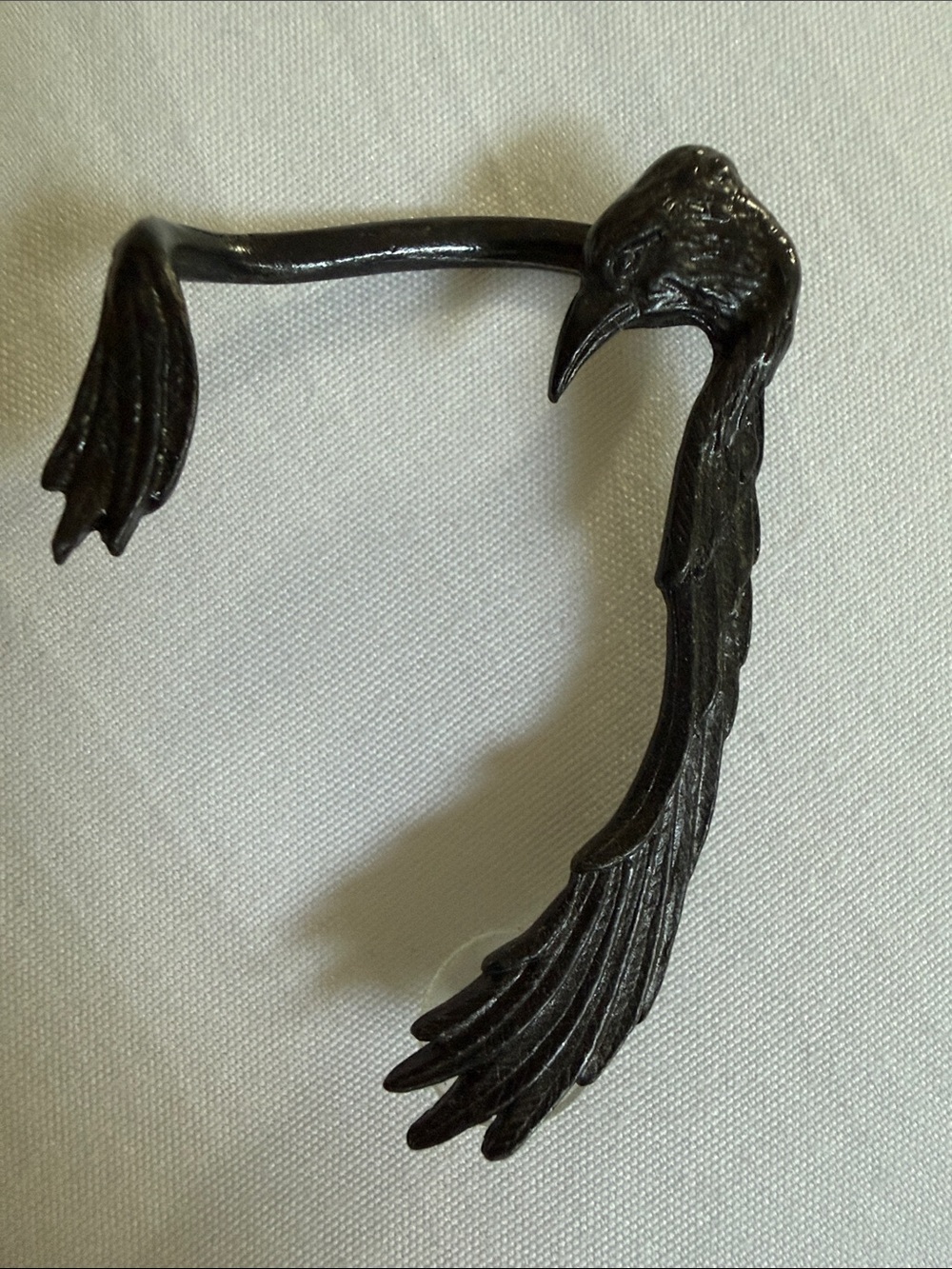 Black Raven Winged Ear Cuff